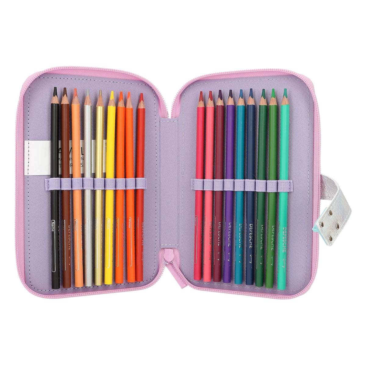 Dobbelt Penalhus m/kode og lys Havfrue