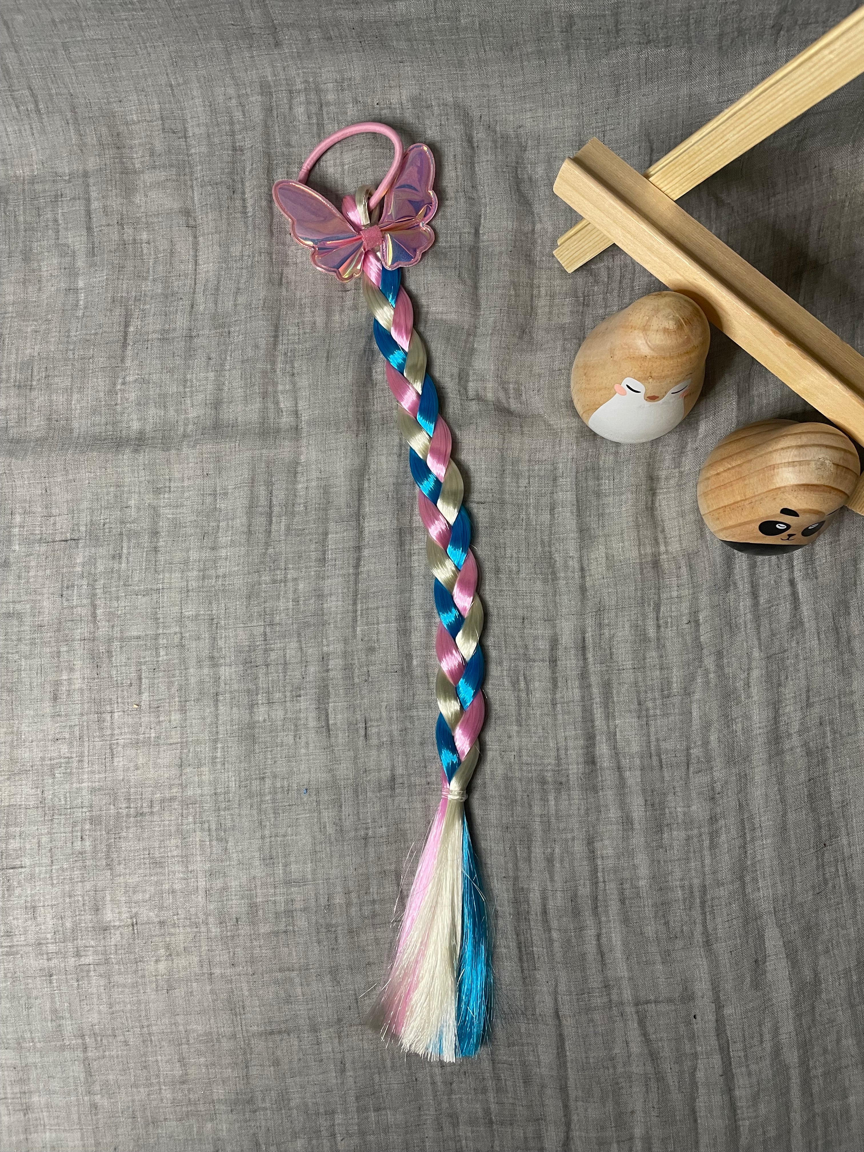 Hårelastik med Fletning