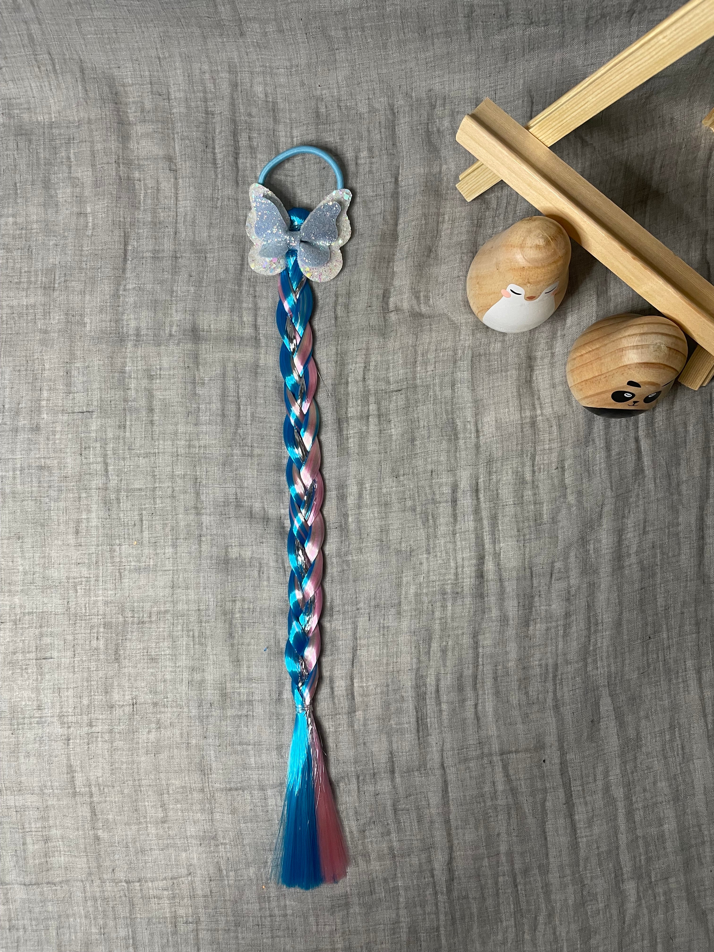 Hårelastik med Fletning