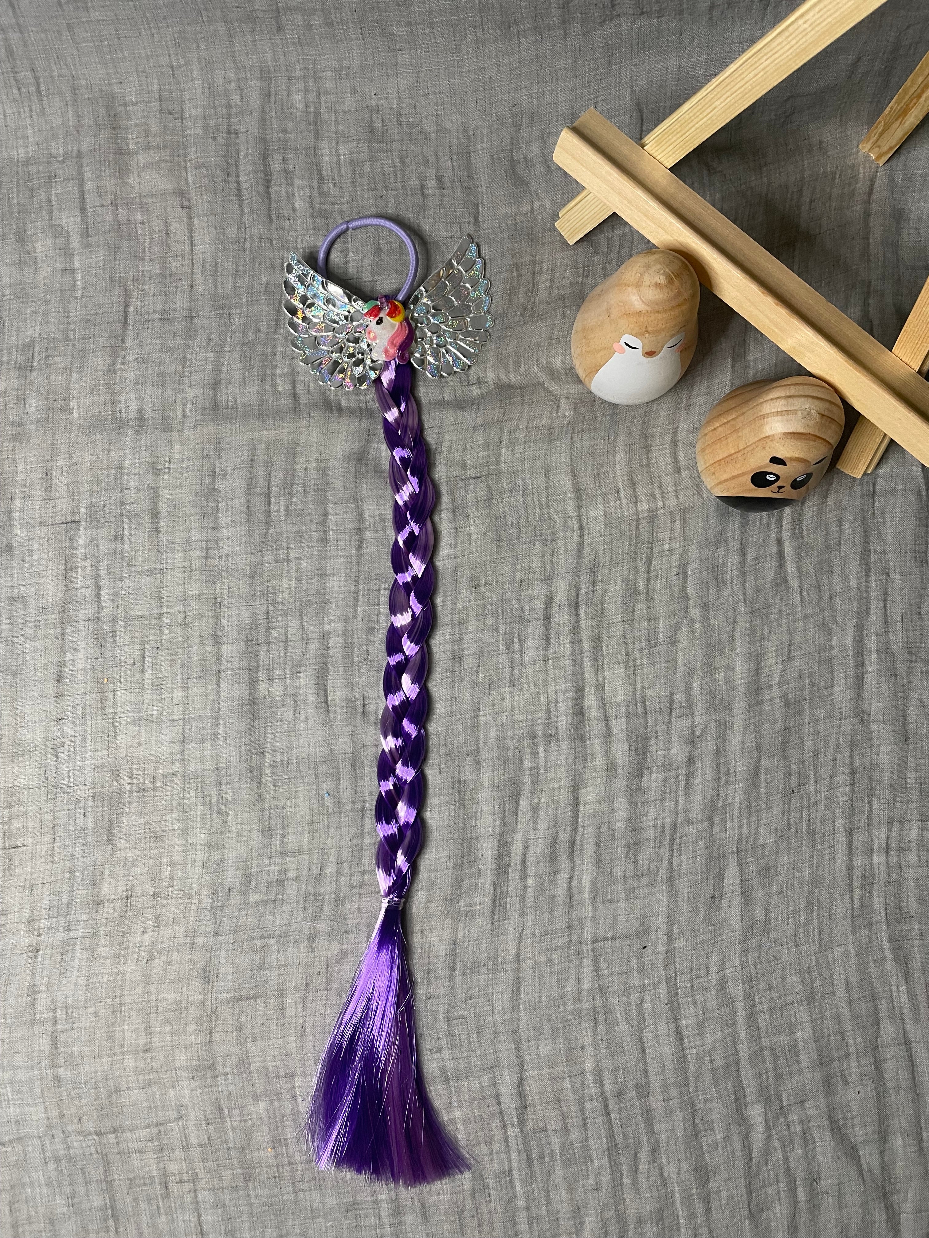 Hårelastik med Fletning