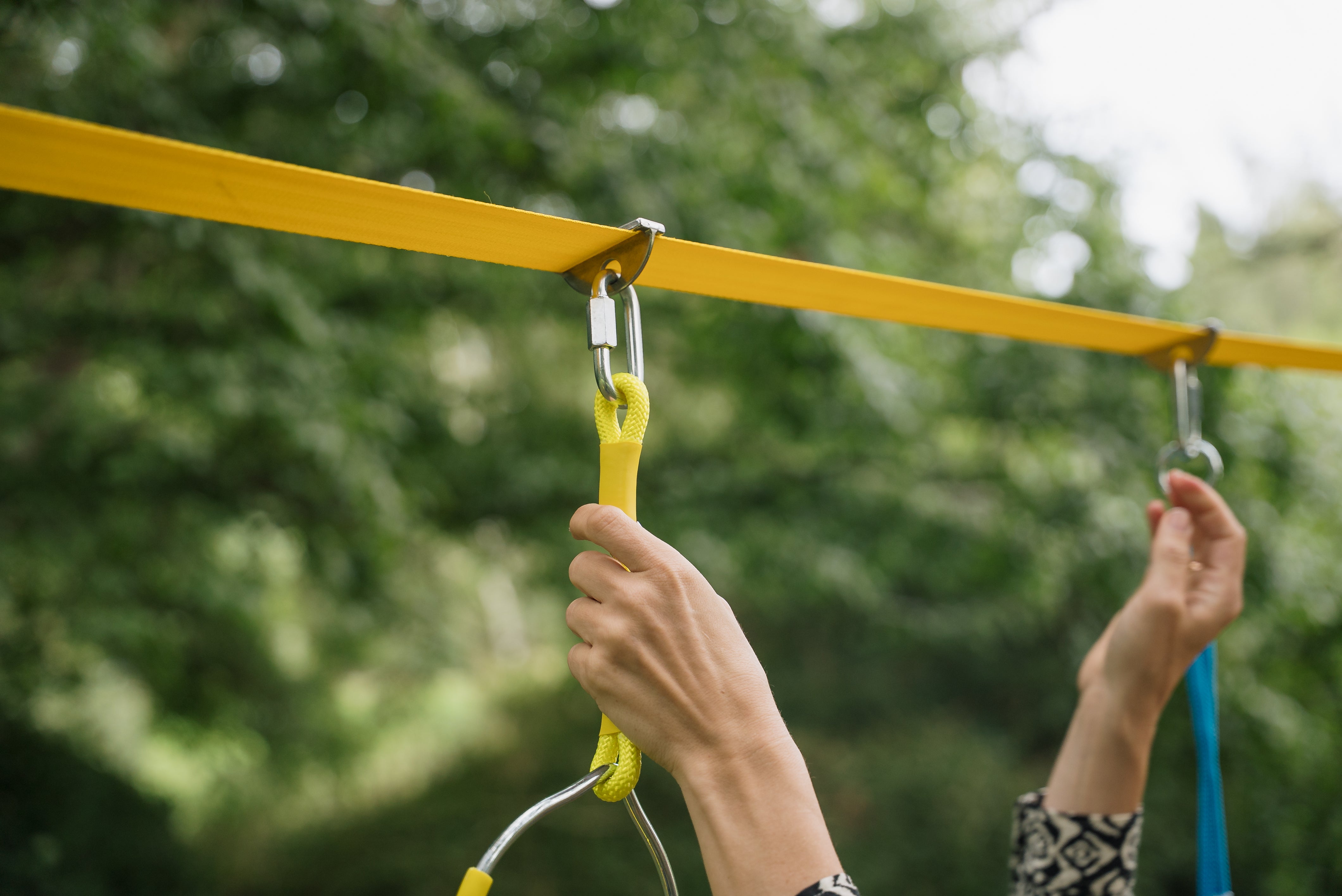 Slackline lege- og klatresæt til børn