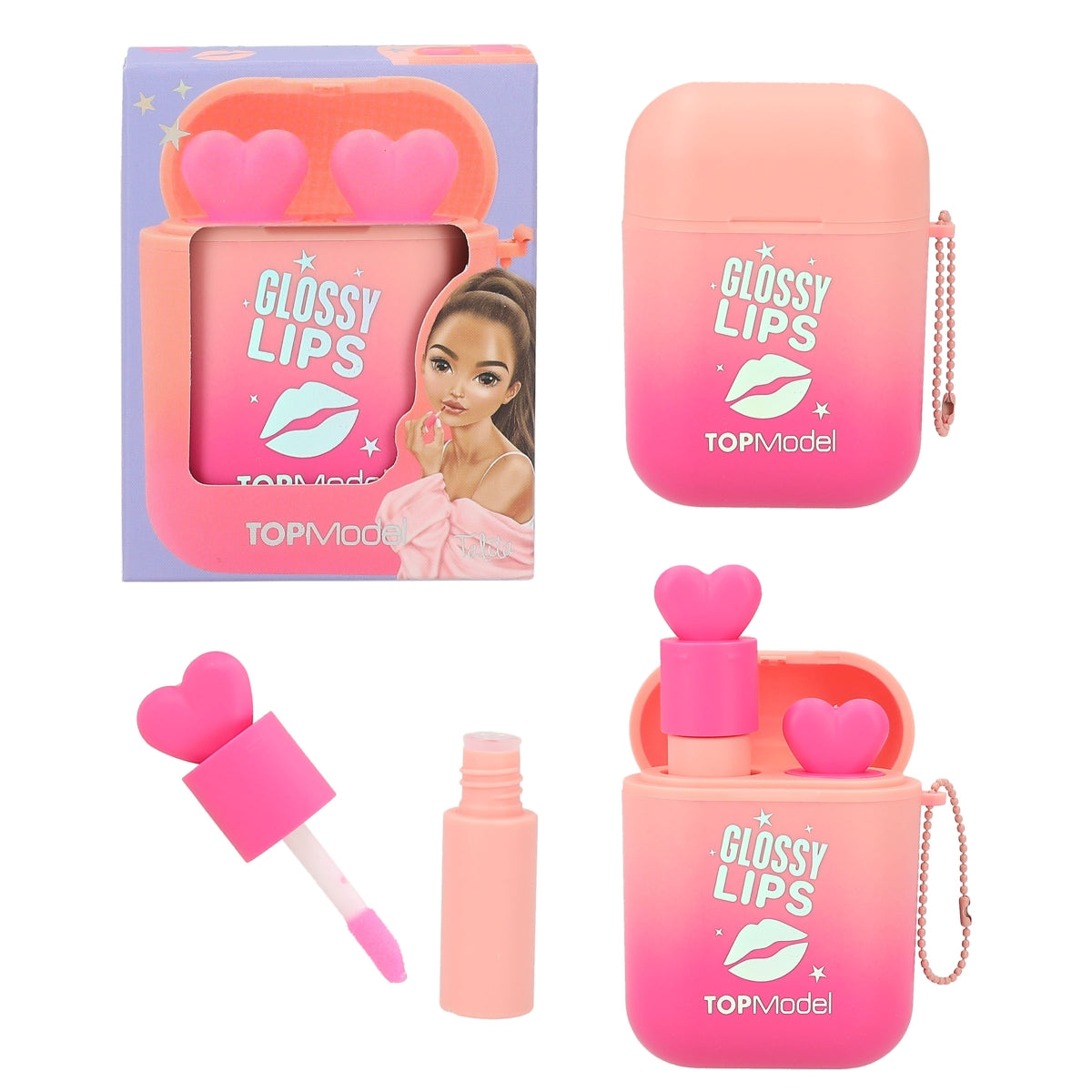 Top Model Lip Gloss Headphone Case