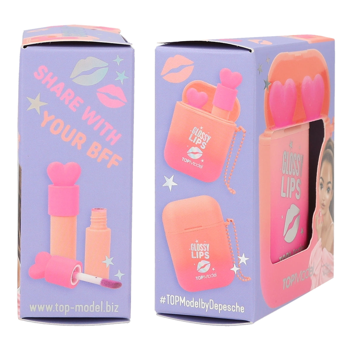 Top Model Lip Gloss Headphone Case