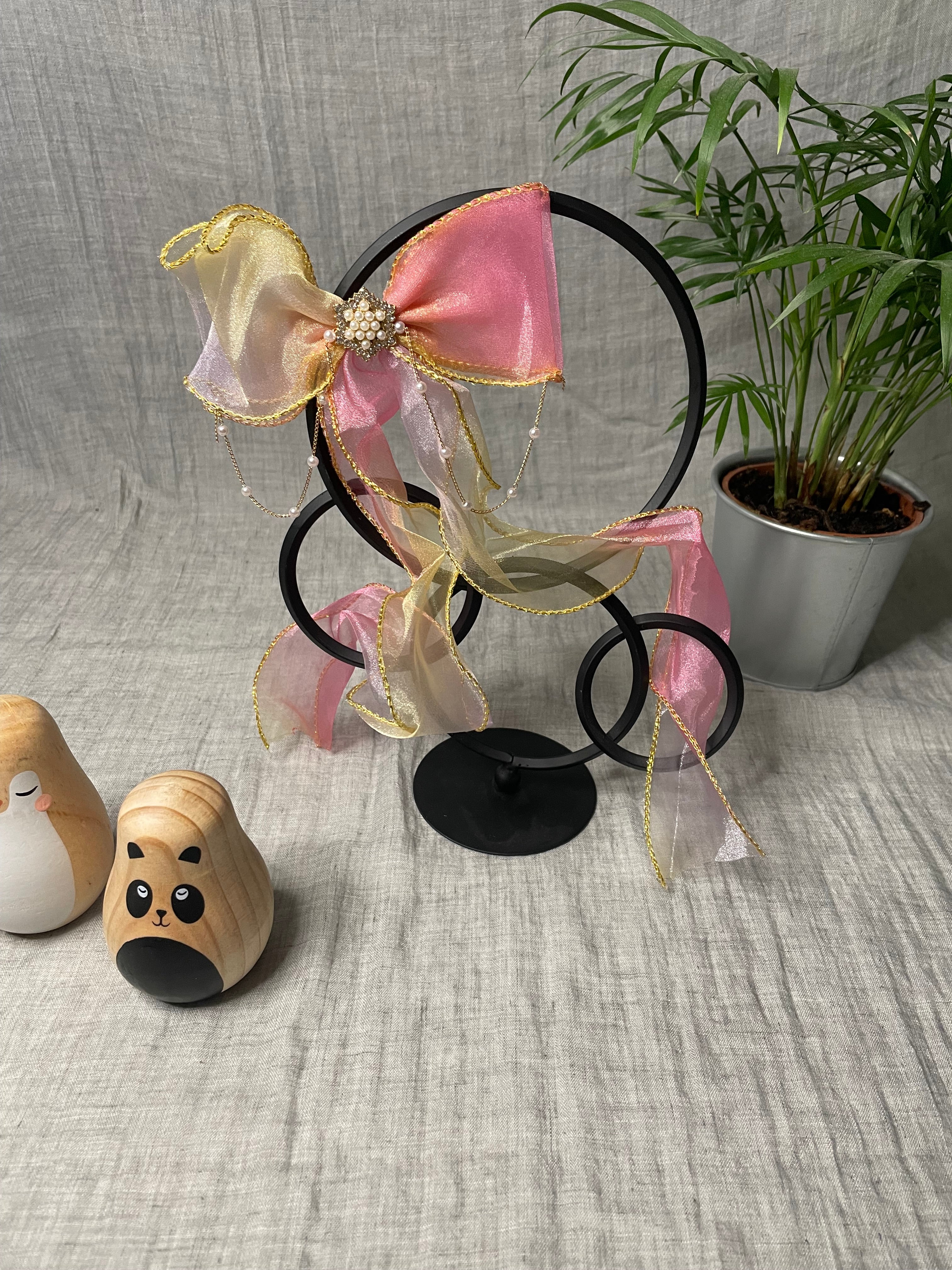 Pearl Hårklips Sløjfe