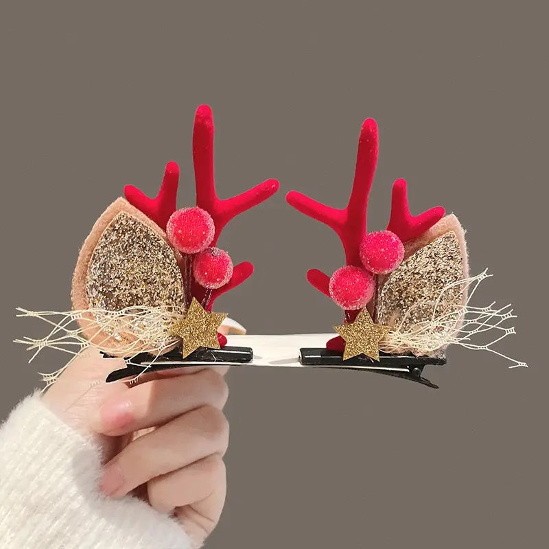 Julehårspænder med Gevir & Øre