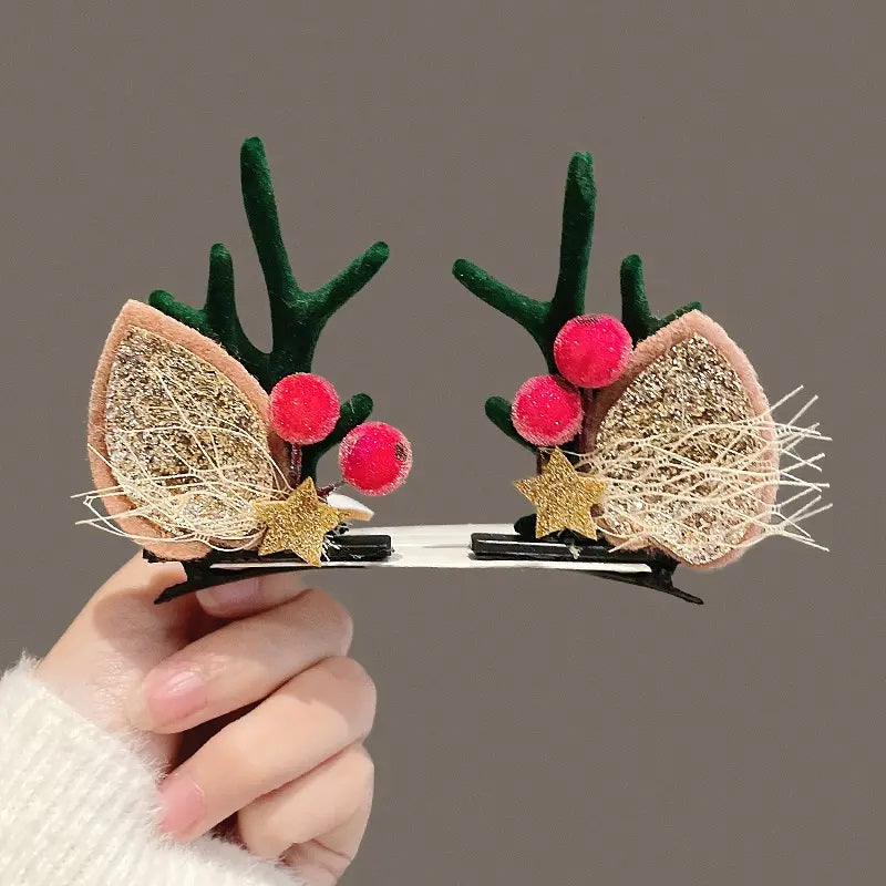 Julehårspænder med Gevir & Øre