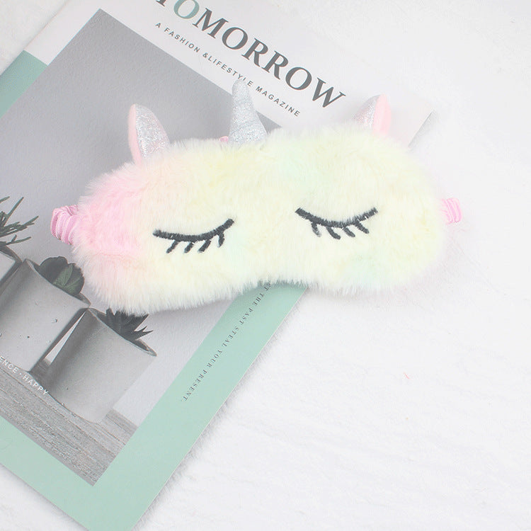 Rainbow Enhjørning Sovemaske