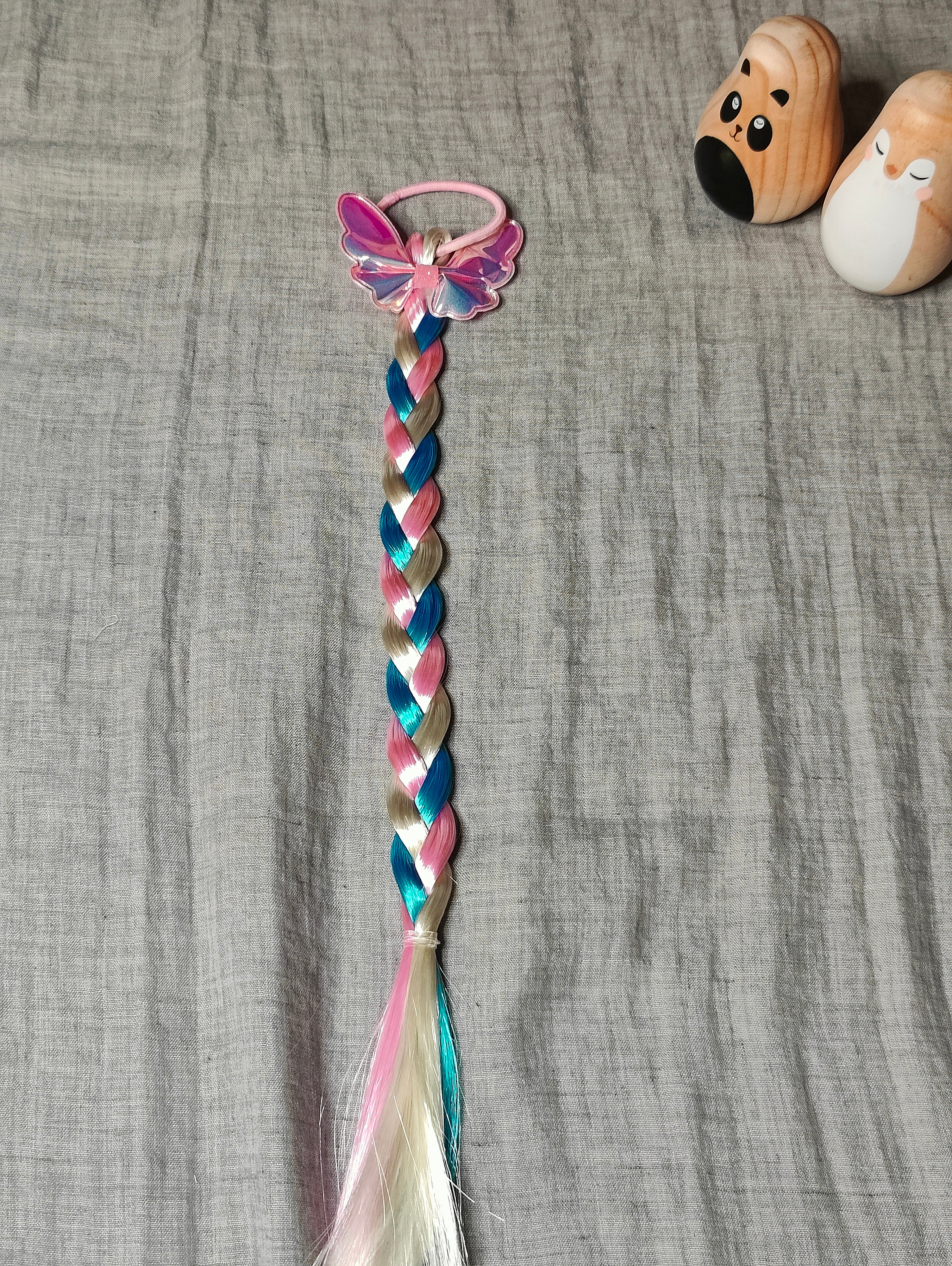 Hårelastik med Fletning