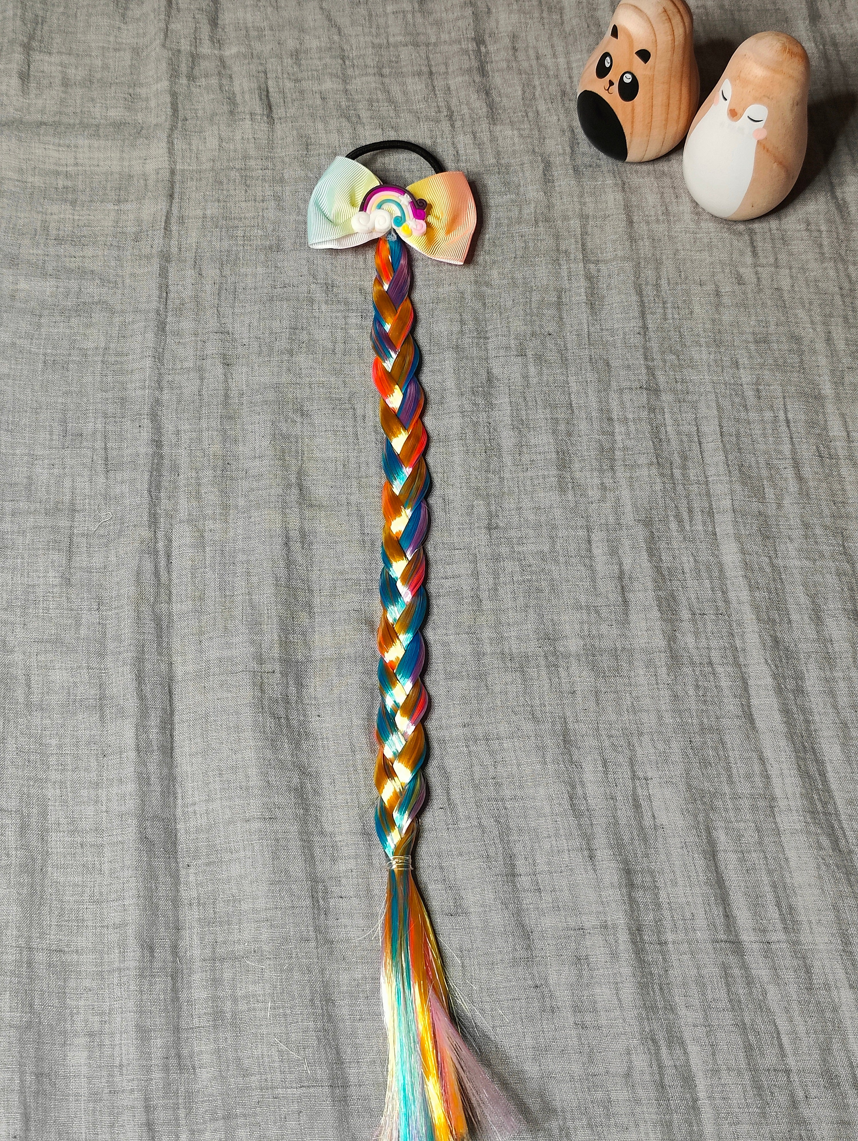 Hårelastik med Fletning