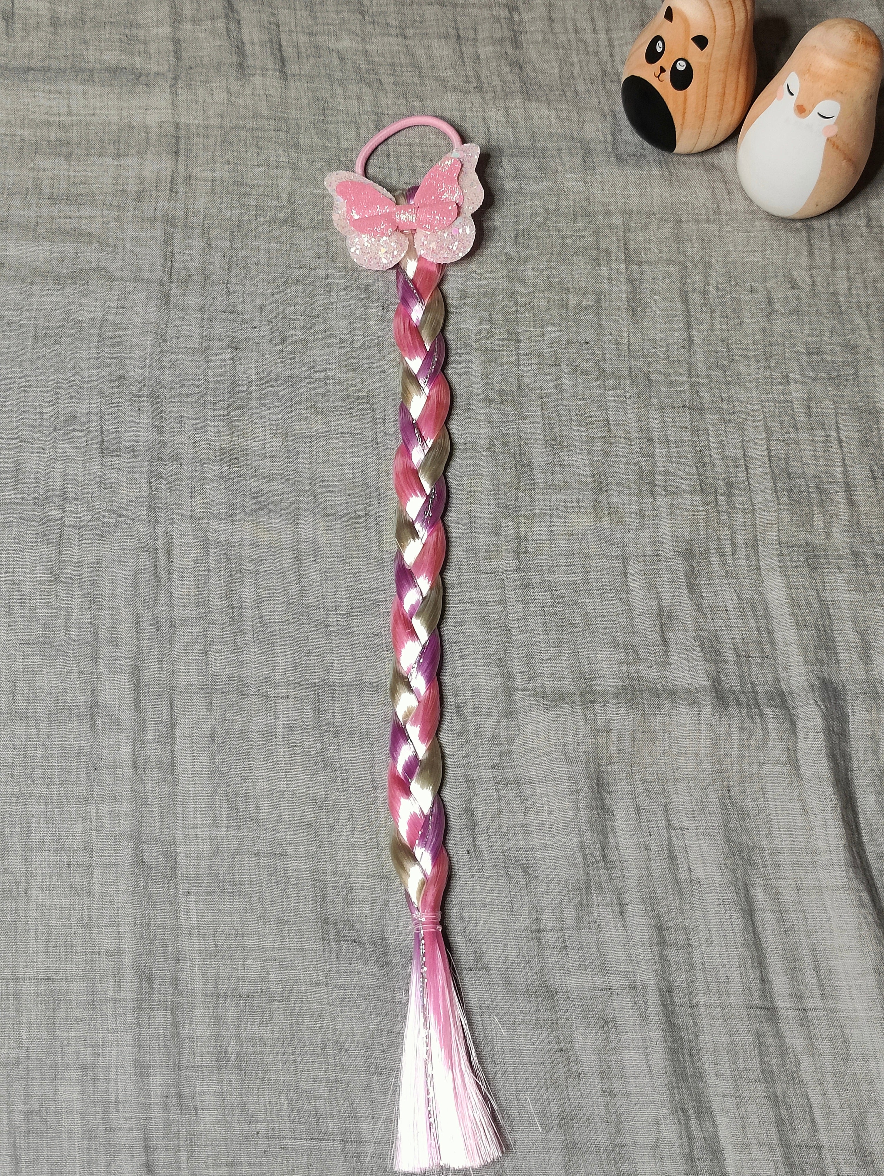 Hårelastik med Fletning