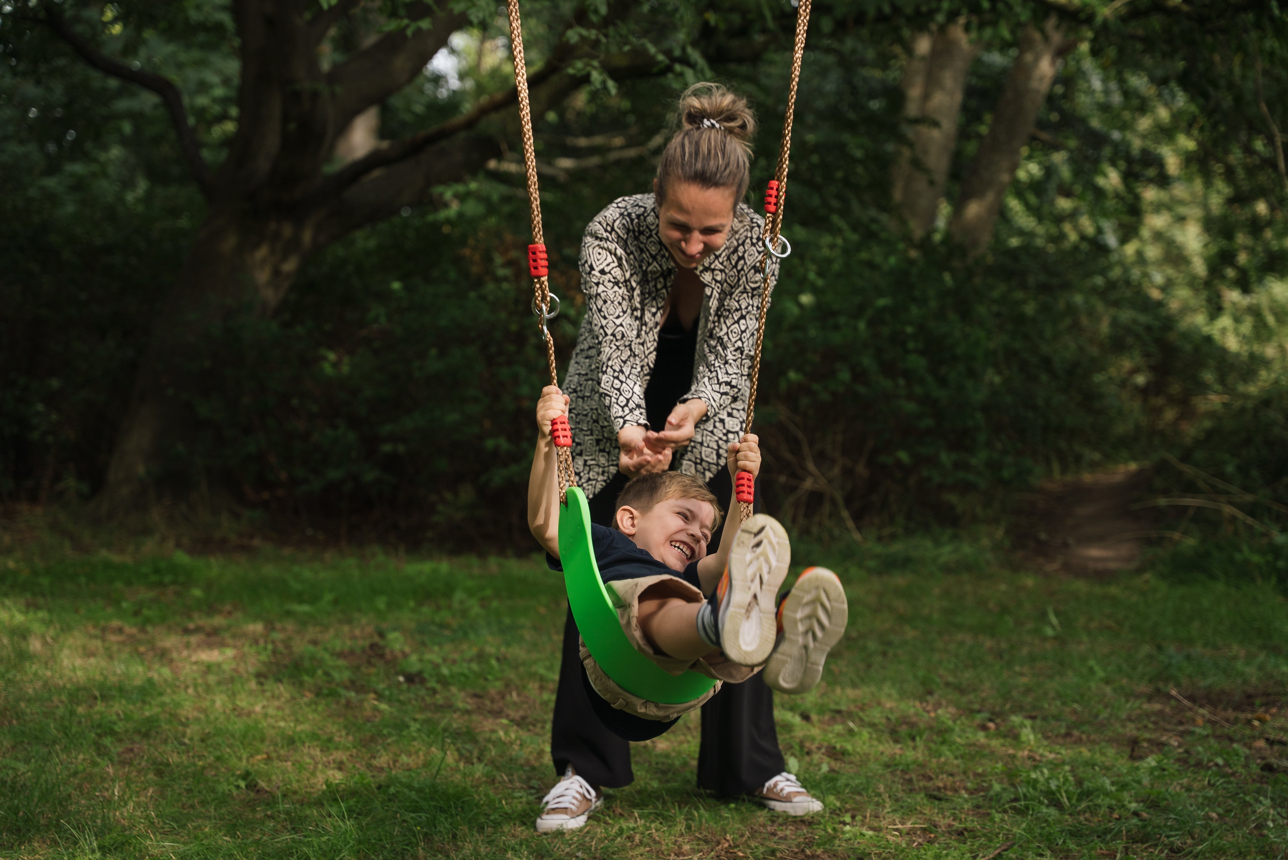 Slackline lege- og klatresæt til børn